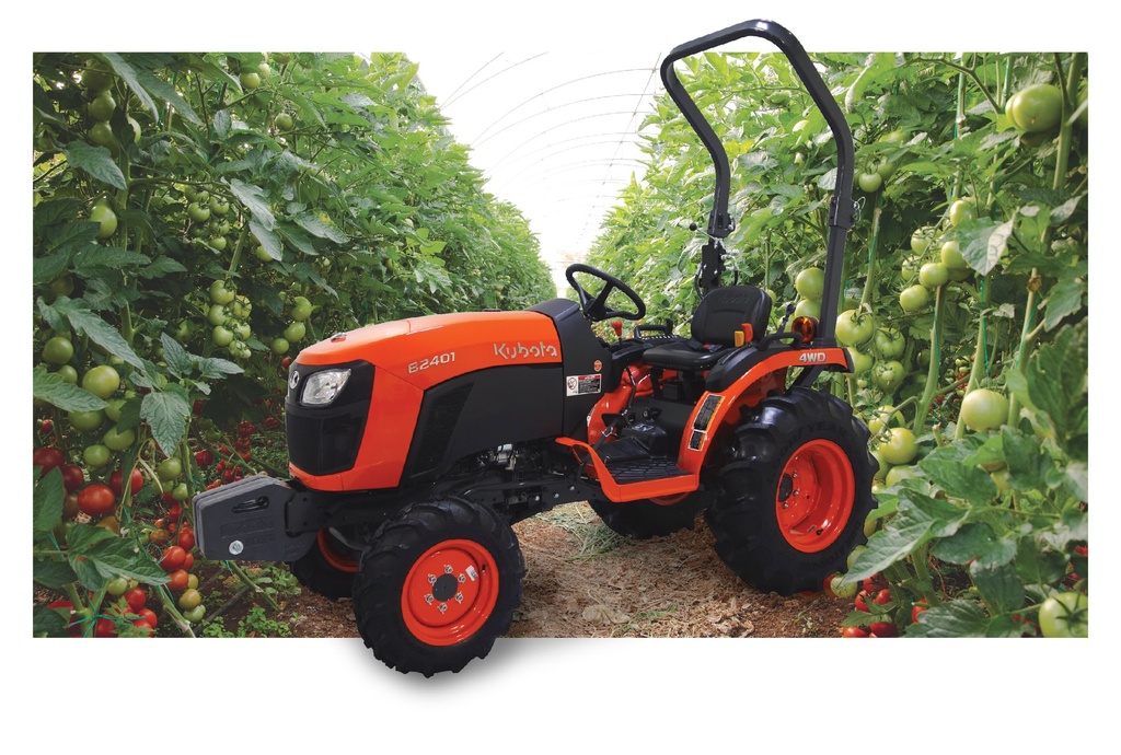 TRACTOR B2401D-MX KUBOTA (Sin Toldo, Sin  Contrapeso Ad., Sin Kit Ad.)